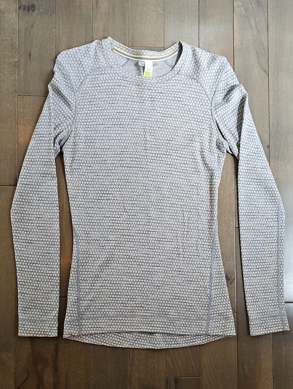 Women's Smartwool Classic Thermal Merino Base Layer Pattern Crew, Medium